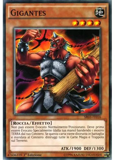 Gigantes — Macchine Respingitrici Structure Deck