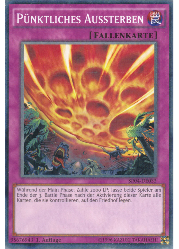 Pünktliches Aussterben