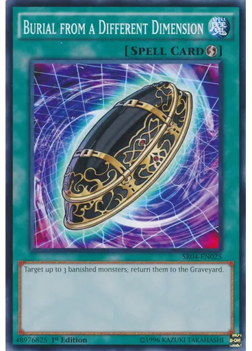Burial from a Different Dimension — Dinosmasher's Fury Structure Deck