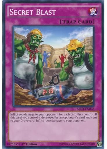 Secret Blast — Dinosmasher's Fury Structure Deck