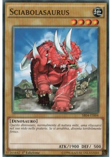 Sciabolasaurus — Furia del Dinodistruttore Structure Deck