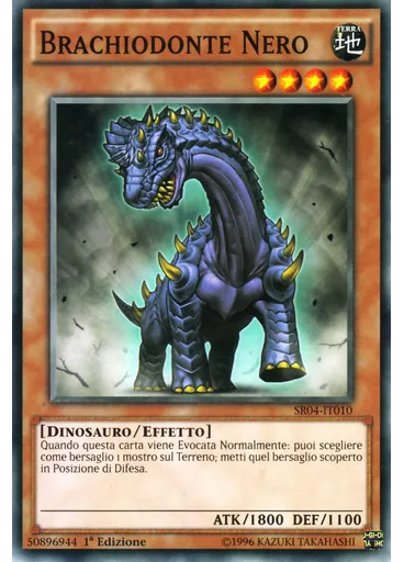 Brachiodonte Nero — Furia del Dinodistruttore Structure Deck