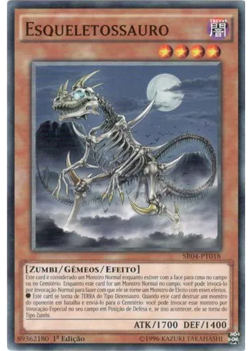 Esqueletossauro — Deck Estrutural Fúria do Dinosmagador