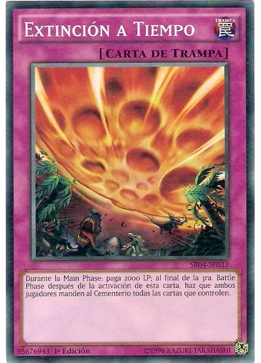 Extinción a Tiempo — Furia de Dinodespedazador Baraja de Estructura