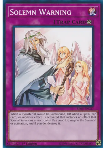 Solemn Warning