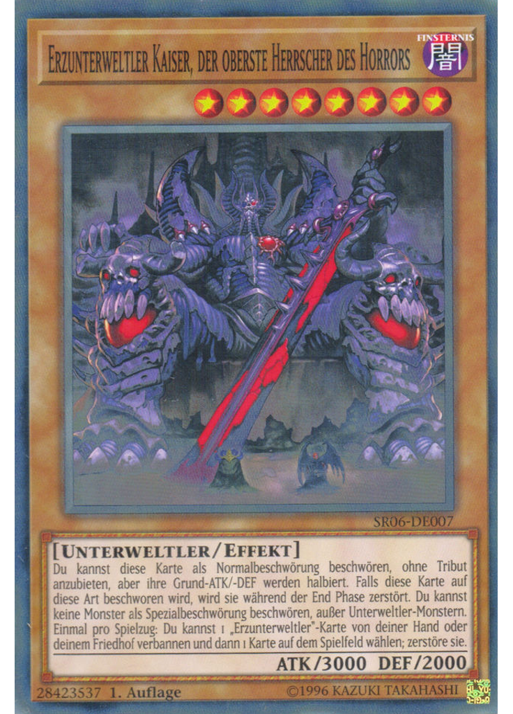 Erzunterweltler Kaiser, der oberste Herrscher des Horrors