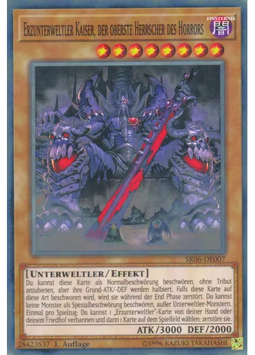 Erzunterweltler Kaiser, der oberste Herrscher des Horrors
