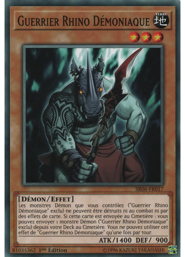 Guerrier Rhino Démoniaque