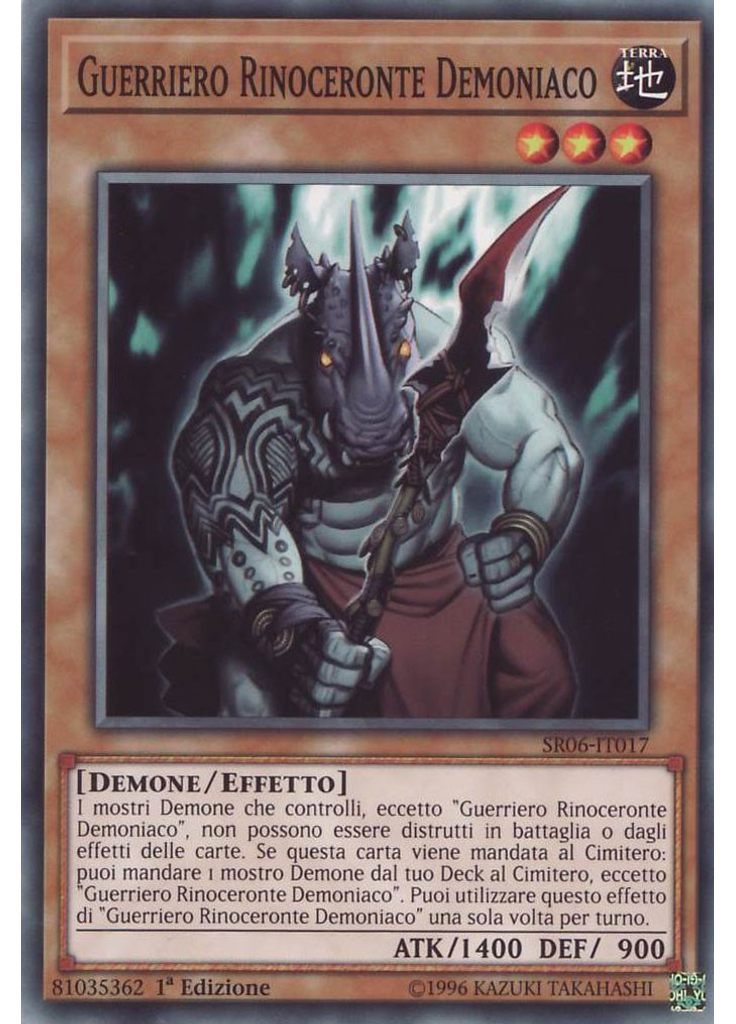 Guerriero Rinoceronte Demoniaco