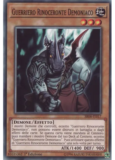 Guerriero Rinoceronte Demoniaco