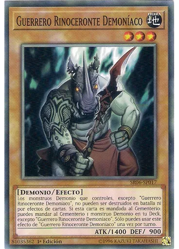 Guerrero Rinoceronte Demoníaco