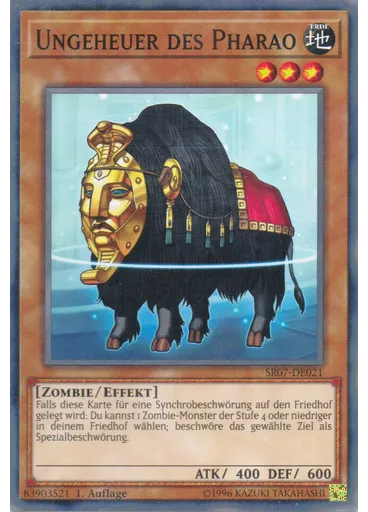 Ungeheuer des Pharao — Structure Deck: Zombie Horde