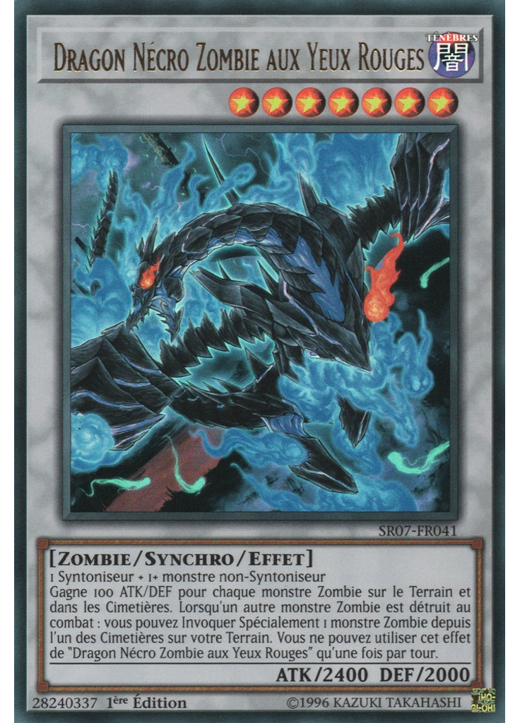 Dragon Nécro Zombie aux Yeux Rouges