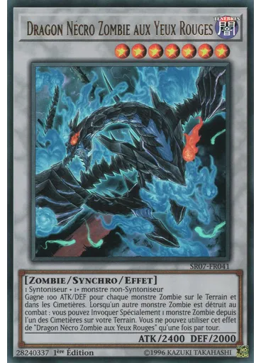 Dragon Nécro Zombie aux Yeux Rouges