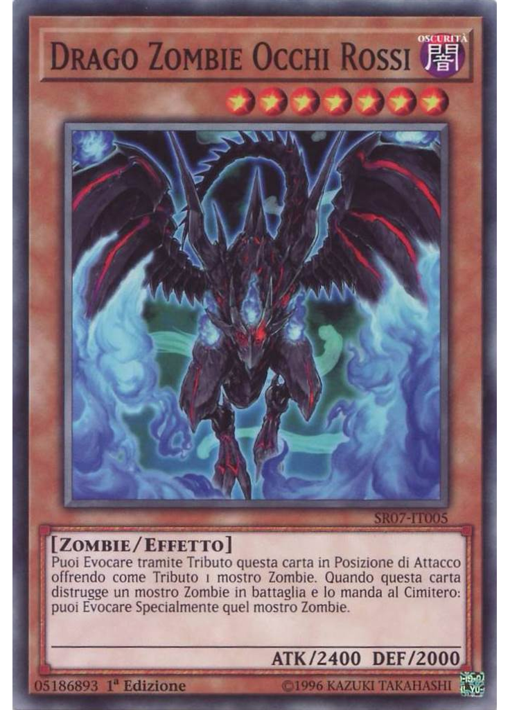Drago Zombie Occhi Rossi