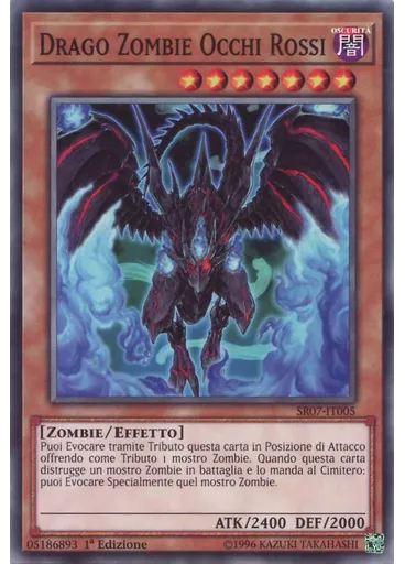 Drago Zombie Occhi Rossi