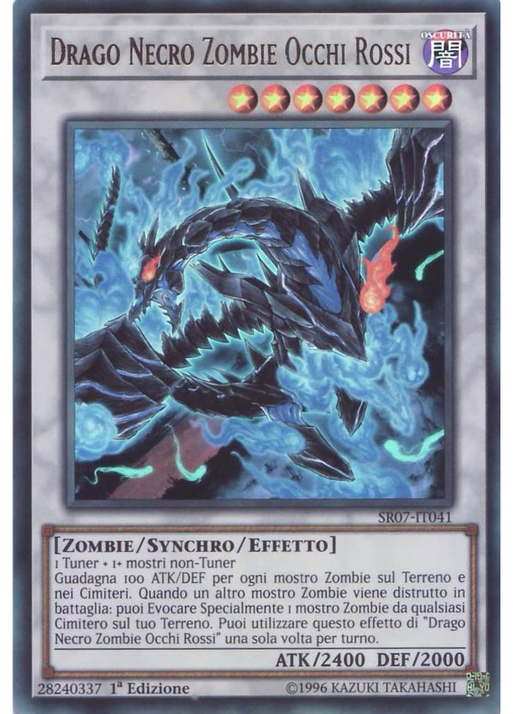 Drago Necro Zombie Occhi Rossi