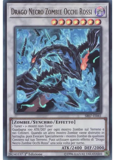 Drago Necro Zombie Occhi Rossi