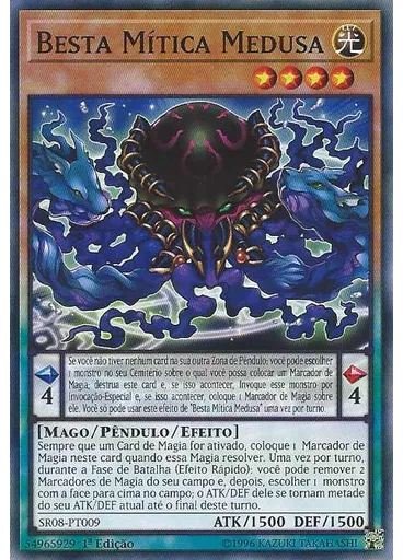 Besta Mítica Medusa — Deck Estrutural: Ordem dos Magos