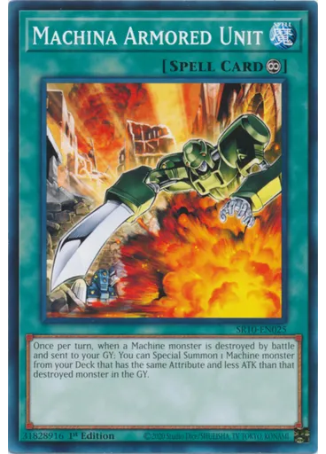 Machina Armored Unit — Structure Deck: Mechanized Madness