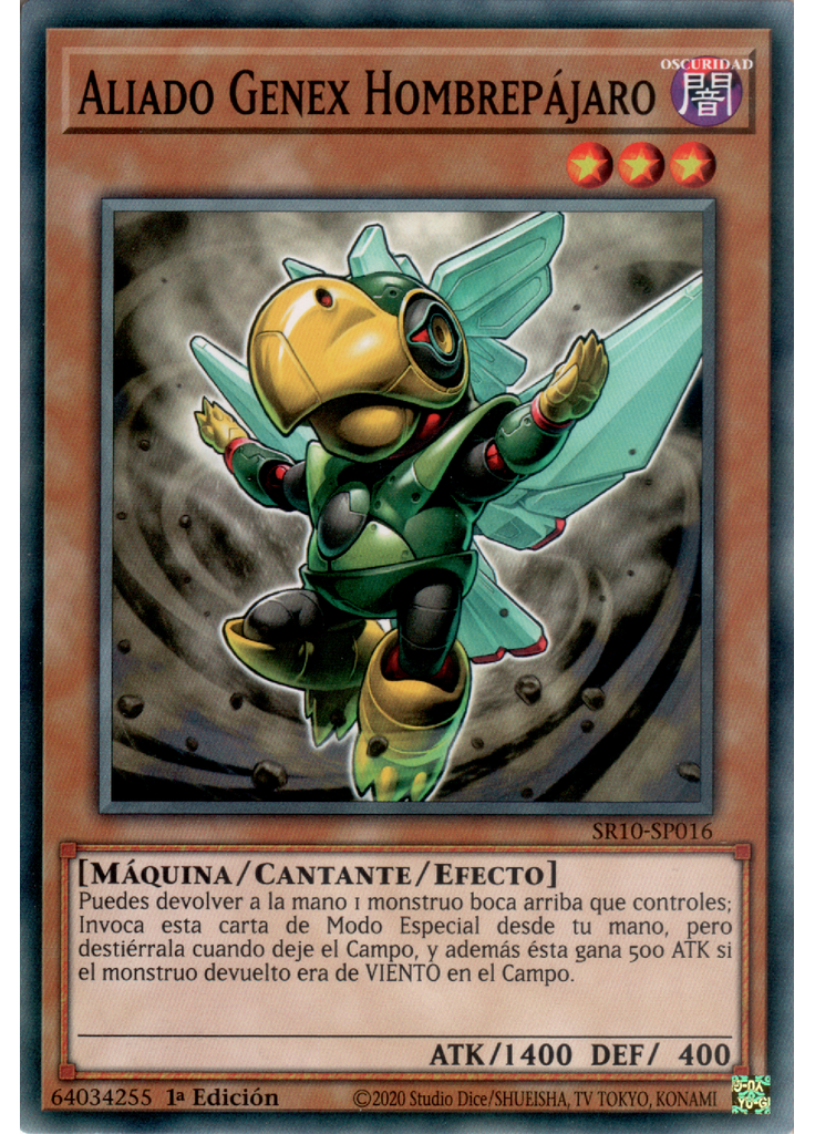 Aliado Genex Hombrepájaro