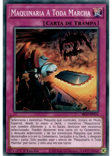 Maquinaria A Toda Marcha — Baraja de Estructura: Locura Mecanizada