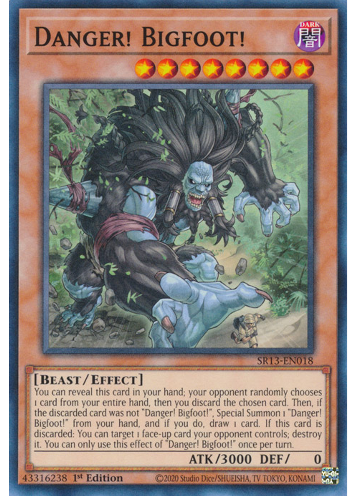 Danger! Bigfoot!