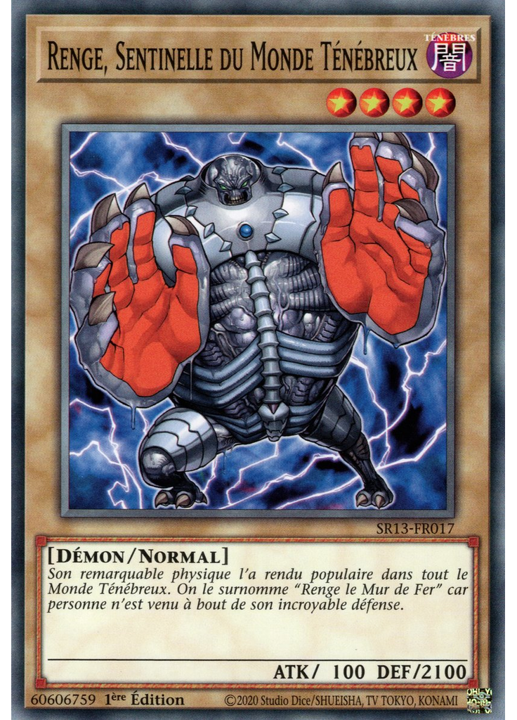 Renge, Sentinelle du Monde Ténébreux