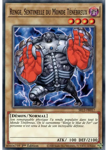 Renge, Sentinelle du Monde Ténébreux