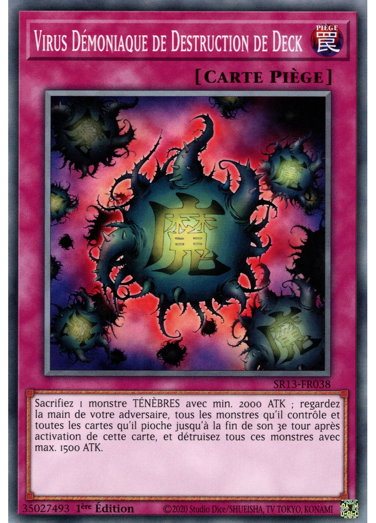 Virus Démoniaque de Destruction de Deck