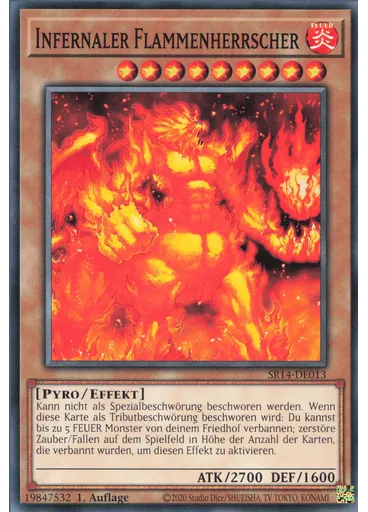 Infernaler Flammenherrscher — Structure Deck: Fire Kings