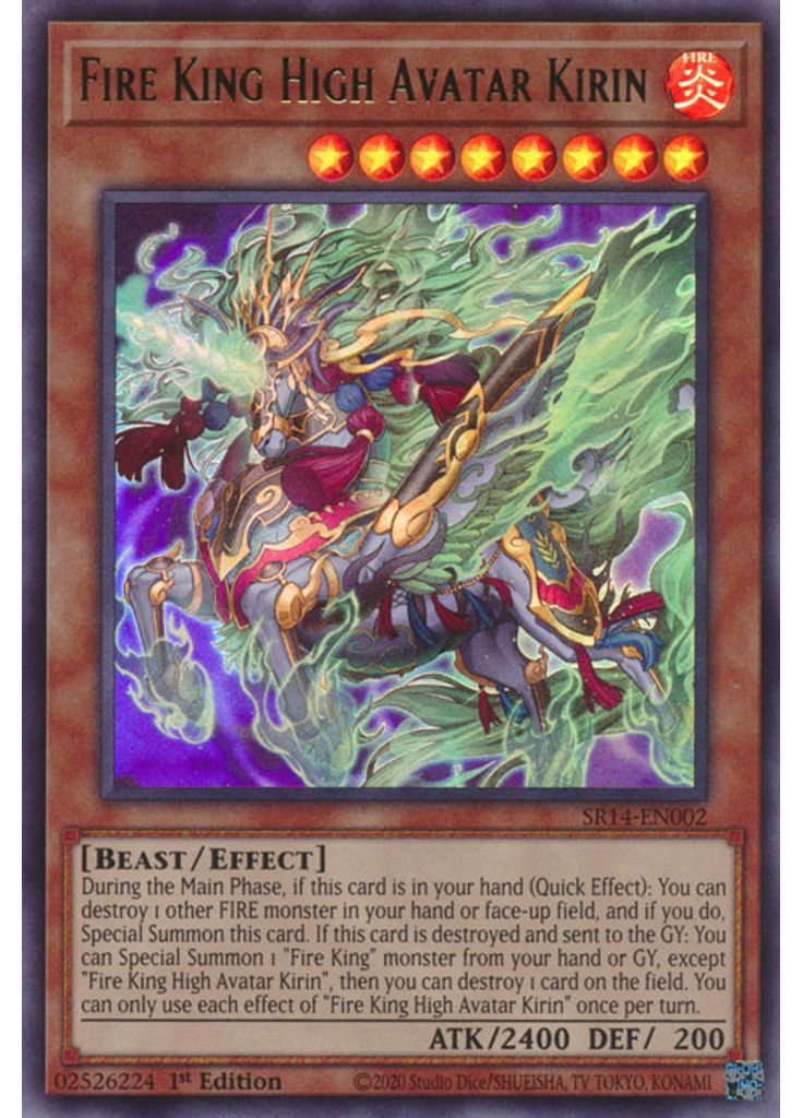 Fire King High Avatar Kirin