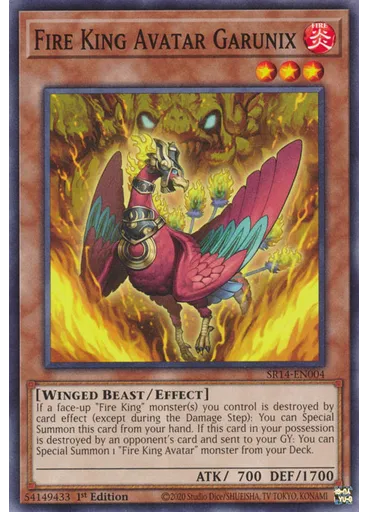 Fire King Avatar Garunix
