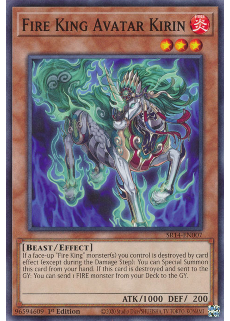 Fire King Avatar Kirin