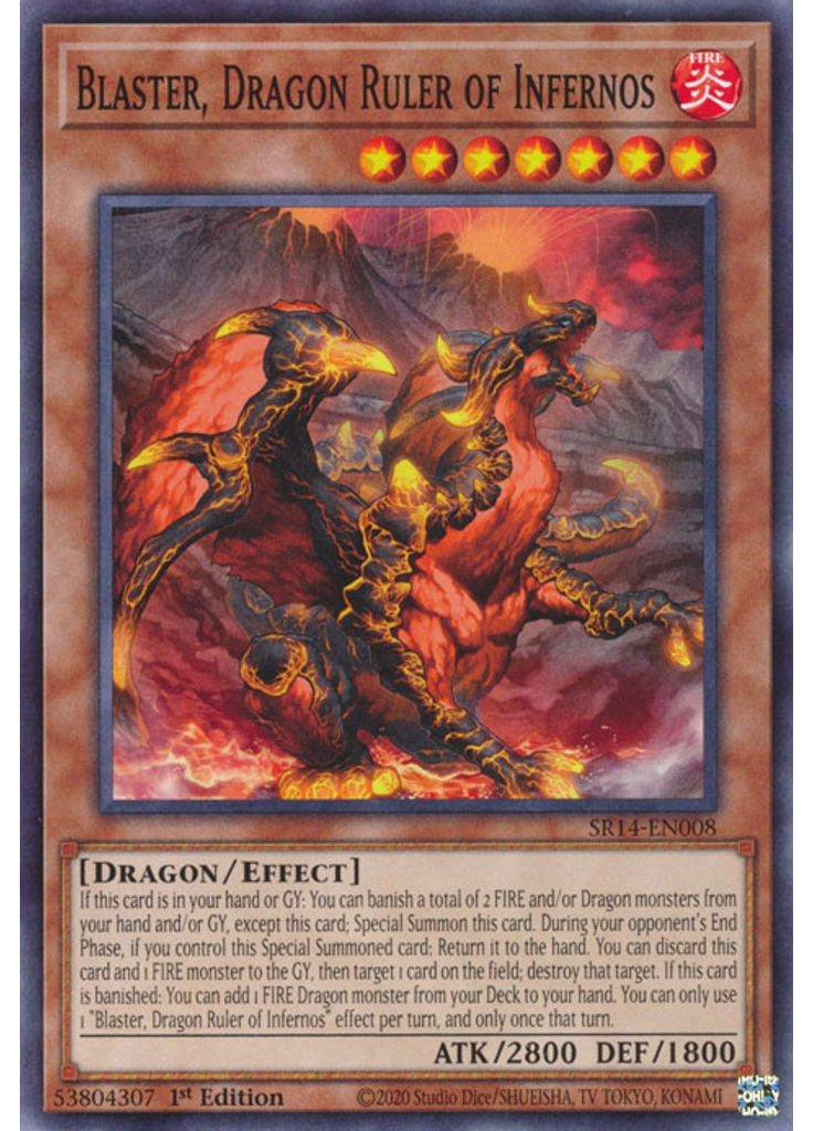Blaster, Dragon Ruler of Infernos