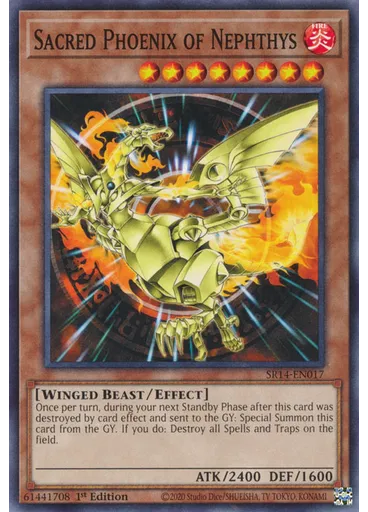Sacred Phoenix of Nephthys — Structure Deck: Fire Kings