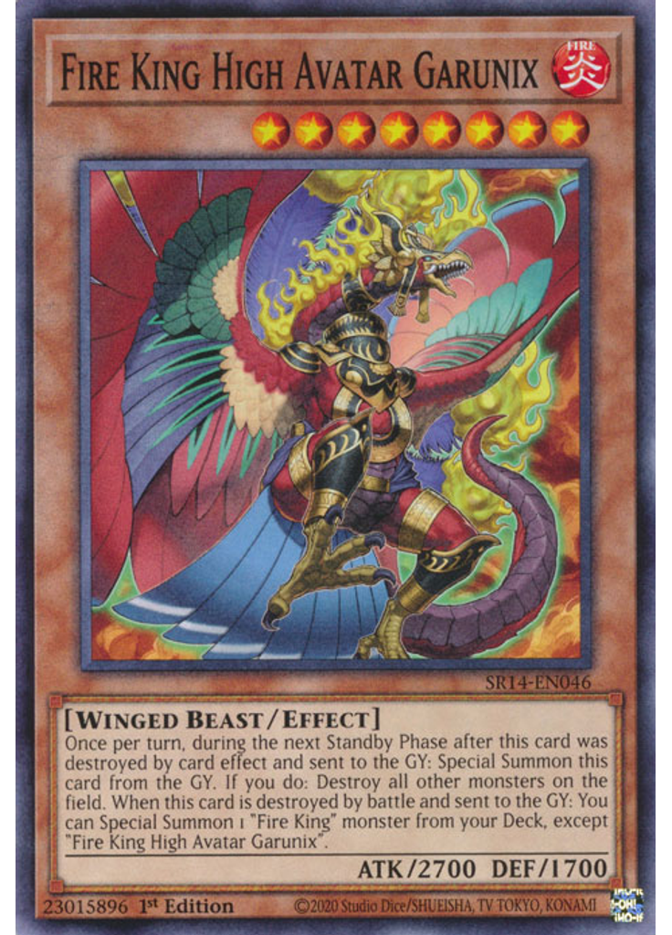 Fire King High Avatar Garunix