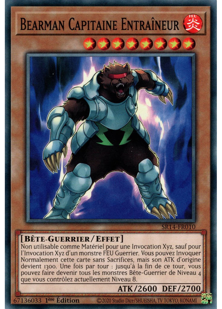 Bearman Capitaine Entraîneur