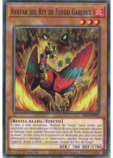 Avatar del Rey de Fuego Garunix