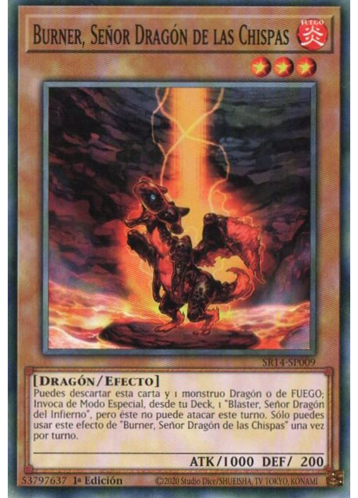 Burner, Señor Dragón de las Chispas