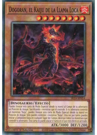 Dogoran, el Kaiju de la Llama Loca