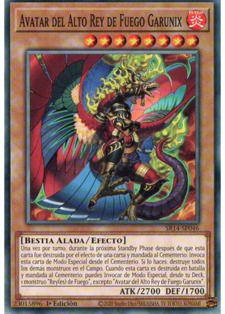 Avatar del Alto Rey de Fuego Garunix