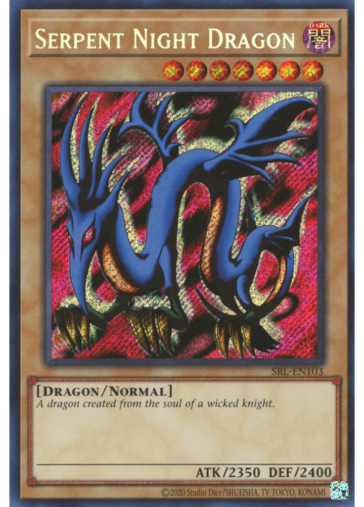 Serpent Night Dragon (Secret Rare Unlimited 25th Anniversary Edition)