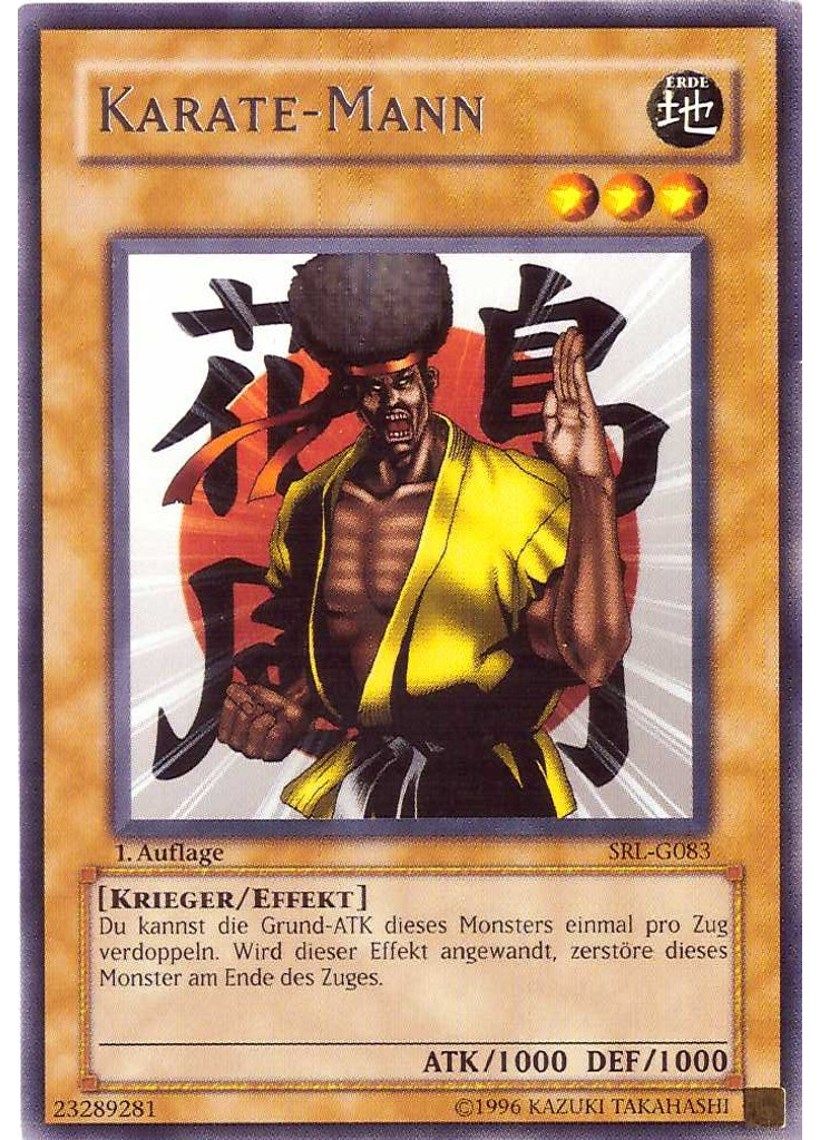 Karate-Mann