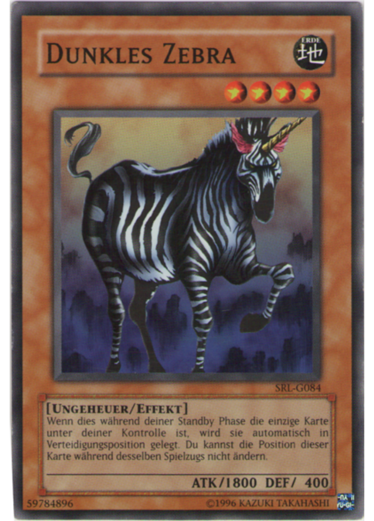 Dunkles Zebra (Common Unlimited)