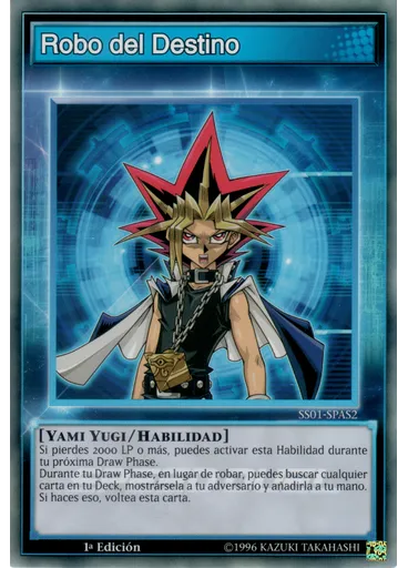 Robo del Destino — Barajas de Principiante Speed Duel: Maestros del Destino