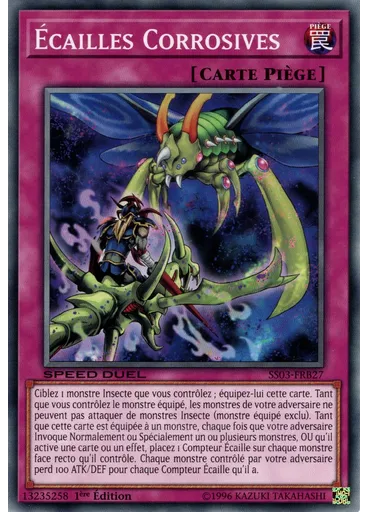 Écailles Corrosives — Decks de Démarrage Speed Duel : Les Prédateurs Ultimes