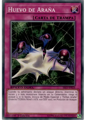 Huevo de Araña — Speed Duel Barajas de Principiante: Depredadores Definitivos
