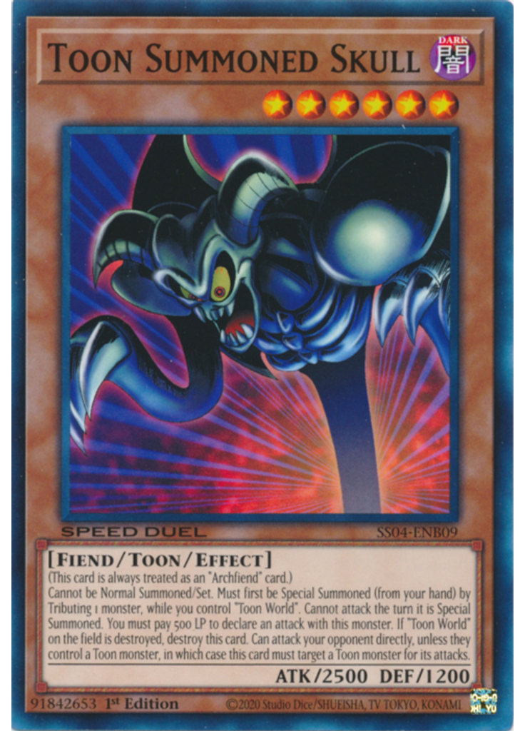 Toon Summoned Skull