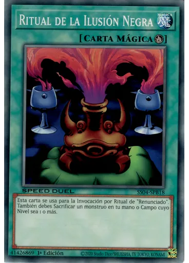 Ritual de la Ilusión Negra — Speed Duel Barajas de Principiante: El Duelo del Milenio